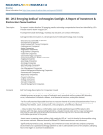 08 - 2012 Emerging Medical Technologies Spotlight: A Report of... Partnering Opportunities