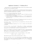 Algebraic Geometry I - Problem Set 2