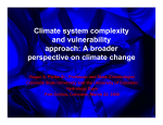 Climate system complexity and vulnerability approach: A broader perspective on climate change
