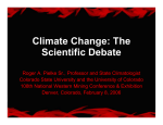 Climate Change: The Scientific Debate
