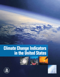 Climate Change Indicators in the United States