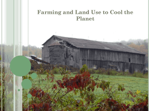 Farming and Land Use to Cool the Planet