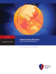 Climate Change War Game: Major Findings and Background Working PaPer