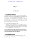 Chapter 1 Introduction 1.1. Purpose of the investigation