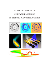 ACTIVE CONTROL OF SURFACE PLASMONS IN HYBRID NANOSTRUCTURES