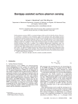 Bandgap-assisted surface-plasmon sensing Arnaud J. Benahmed* and Chih-Ming Ho