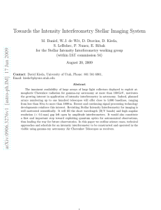 Towards the Intensity Interferometry Stellar Imaging System