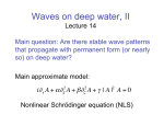 Waves on deep water, II