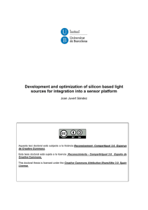 Development and optimization of silicon based light