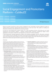 Social Engagement and Promotions Platform – CubbuZZ TCS Digital Enterprise
