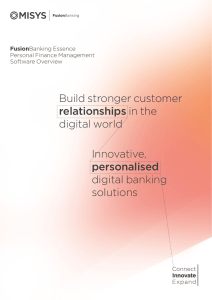 Build stronger customer relationships in the digital world Innovative,