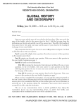 GLOBAL HISTORY AND GEOGRAPHY Friday, REGENTS HIGH SCHOOL EXAMINATION