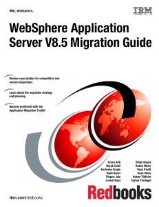 WebSphere Application Server V8.5 Migration Guide Front cover