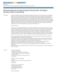 Bluetooth Application Programming with the Java APIs. The Morgan Brochure