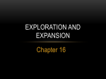 Chapter 16 EXPLORATION AND EXPANSION