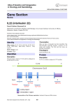 Gene Section IL22 (interleukin 22)  Atlas of Genetics and Cytogenetics