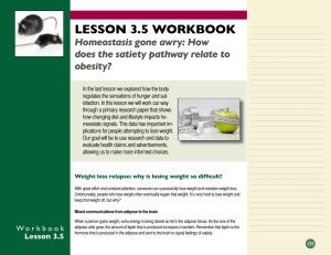 LESSON 3.5 WORKBOOK Homeostasis gone awry: How