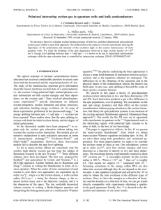 Polarized interacting exciton gas in quantum wells and bulk semiconductors