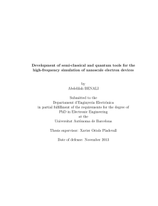 Development of semi-classical and quantum tools for the