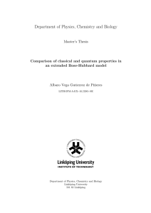 Department of Physics, Chemistry and Biology Master’s Thesis