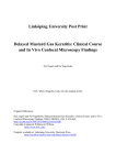 Linköping University Post Print Delayed Mustard Gas Keratitis: Clinical Course