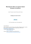 Bimatoprost effects on aqueous humor dynamics in monkeys Linköping University Post Print