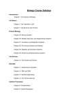 Biology Course Syllabus  Introduction
