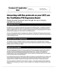 Interacting with Bus protocols on your UUT, use Teradyne ICT Application Brief