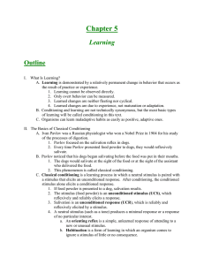 Chapter 5 Learning Outline