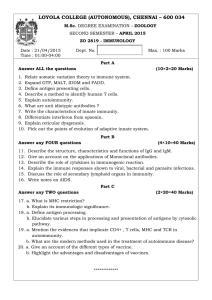 LOYOLA COLLEGE (AUTONOMOUS), CHENNAI – 600 034