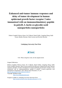 Enhanced anti-tumor immune responses and delay of tumor development in human