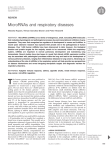 MicroRNAs and respiratory diseases REVIEW