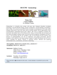 BIOC39H – Immunology  Winter 2012 Course Syllabus