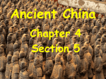 Ancient China Chapter 4 Section 5