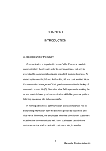 CHAPTER I INTRODUCTION  A. Background of the Study