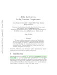 Palm distributions for log Gaussian Cox processes Jean-Fran¸cois Coeurjolly , Jesper Møller