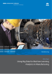 Using Big Data for Machine Learning Analytics in Manufacturing White Paper Manufacturing