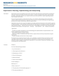 Experiment!. Planning, Implementing and Interpreting Brochure