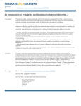 An Introduction to Probability and Statistical Inference. Edition No. 2 Brochure