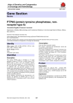 Gene Section PTPN6 (protein tyrosine phosphatase, non- receptor type 6)