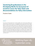 Countering Drug Resistance in the Developing World: An Assessment of