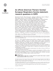 An official American Thoracic Society/ European Respiratory Society statement: