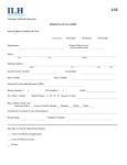 LSU Graduate Medical Education  PERSONAL DATA FORM