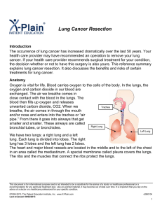 Lung Cancer Resection