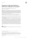 Prevalence of night-time dyspnoea in COPD and its implications for prognosis
