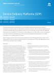 Service Delivery Platforms (SDP)