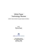 White Paper Technology Review Reena Dayal iSCSI- Internet Small Computer System Interface