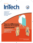 www.isa.org/intech May/June 2014 Integrating DCS I/O Embedded vision