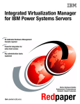 Integrated Virtualization Manager for IBM Power Systems Servers Front cover