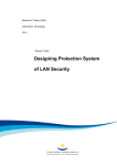 Designing Protection System of LAN Security  Bachelor’s Thesis (UAS)